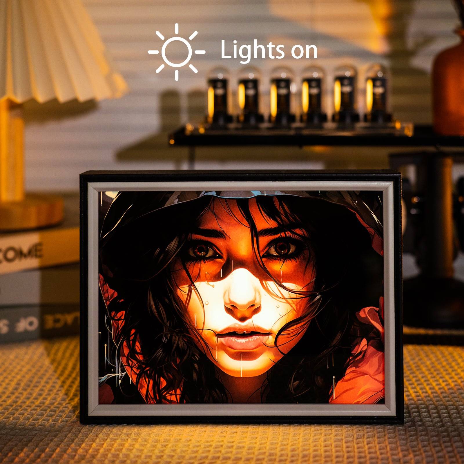 Giral LED Light Painting Lamp Artwork Night Light character series