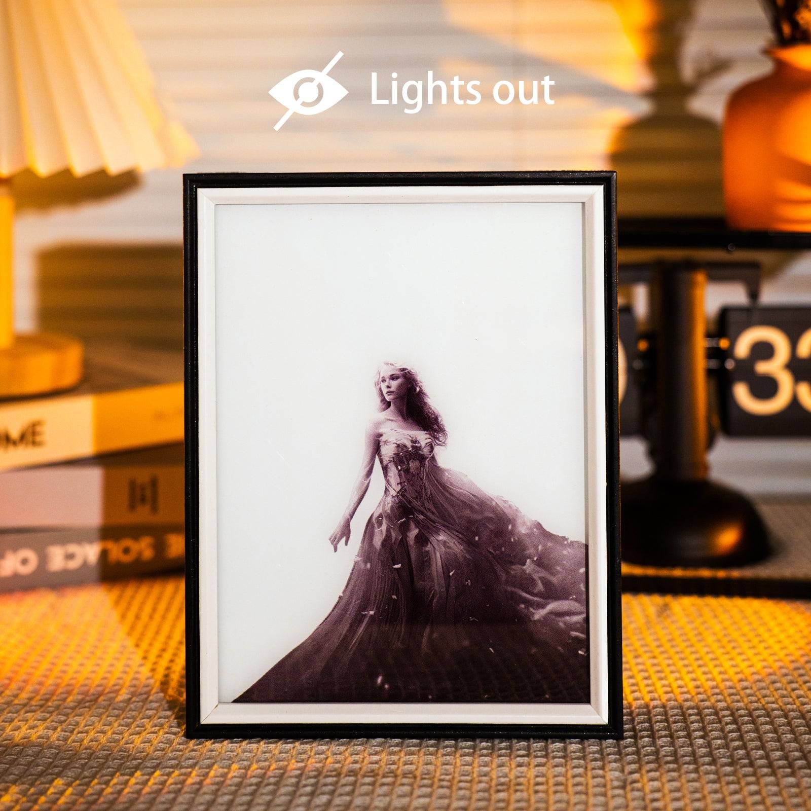 Elegant Angel LED Light Painting Lamp Artwork Night Light  character series