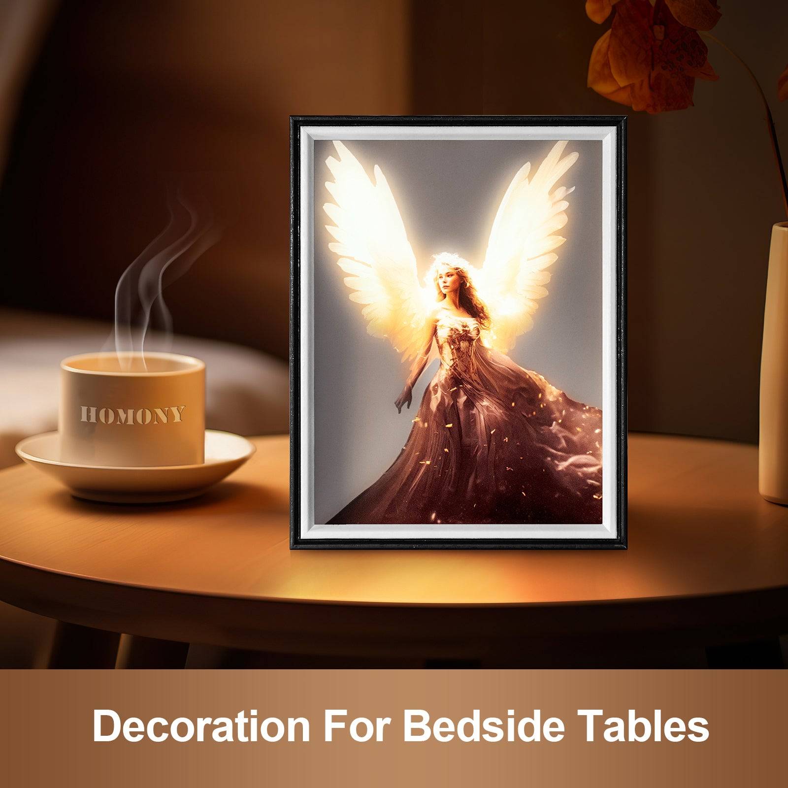 Elegant Angel LED Light Painting Lamp Artwork Night Light  character series