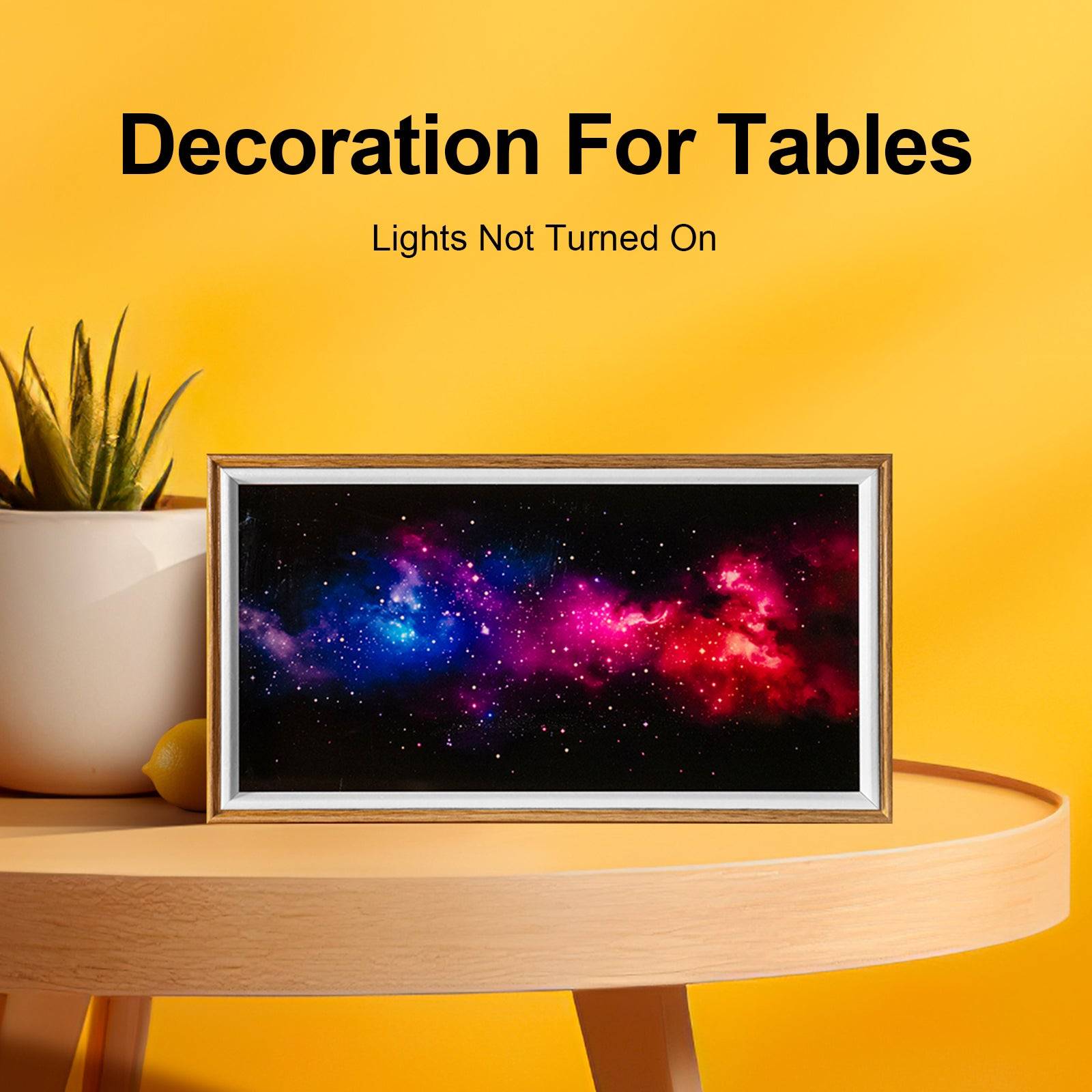 Starry Sky LED Light Painting Lamp Artwork Night Light  landscape series