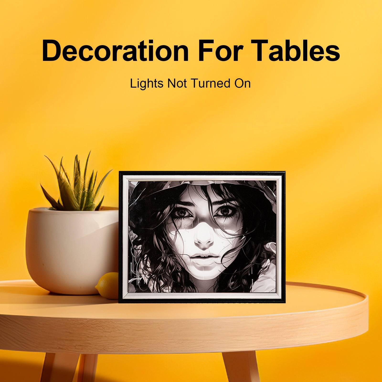 Giral LED Light Painting Lamp Artwork Night Light character series