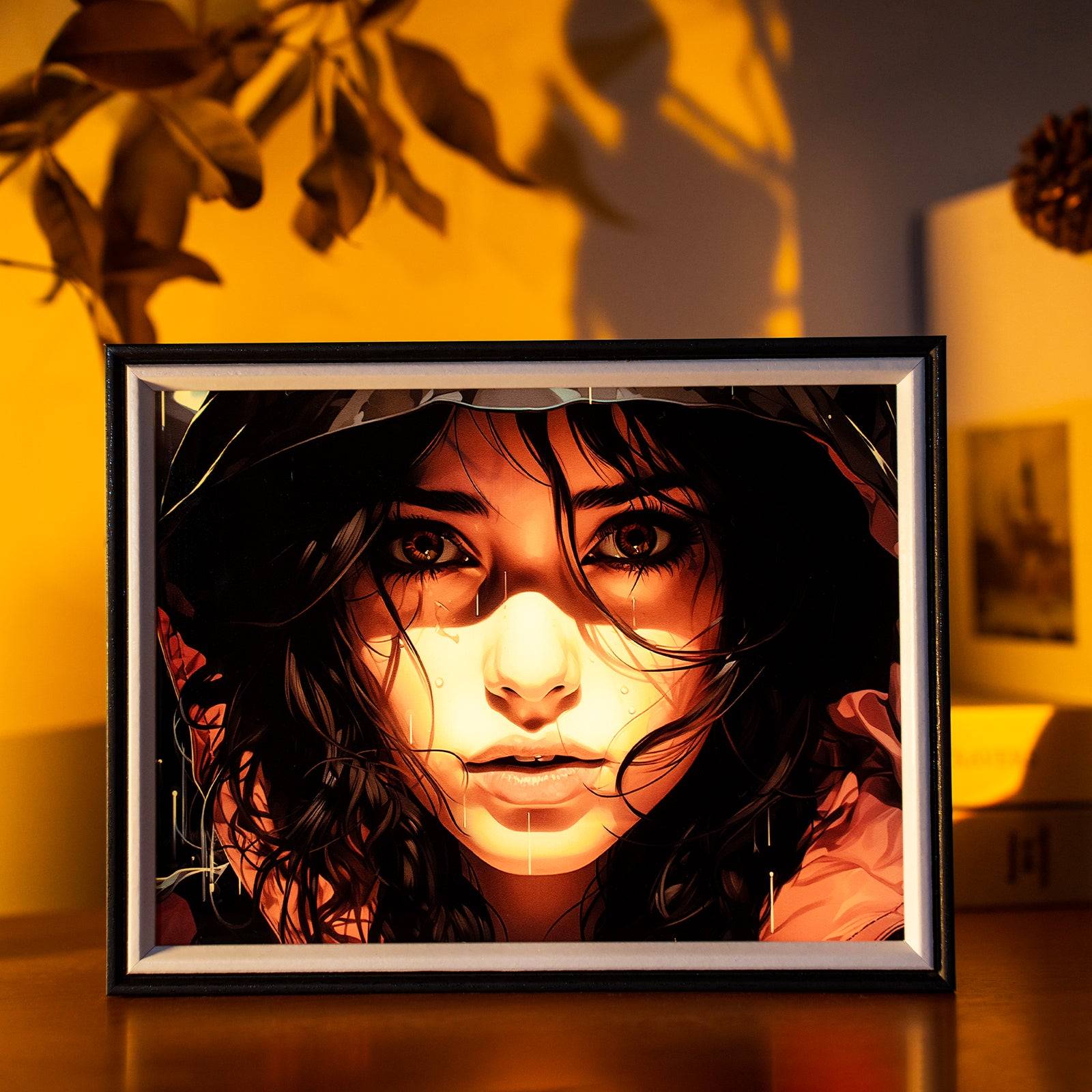 Giral LED Light Painting Lamp Artwork Night Light character series