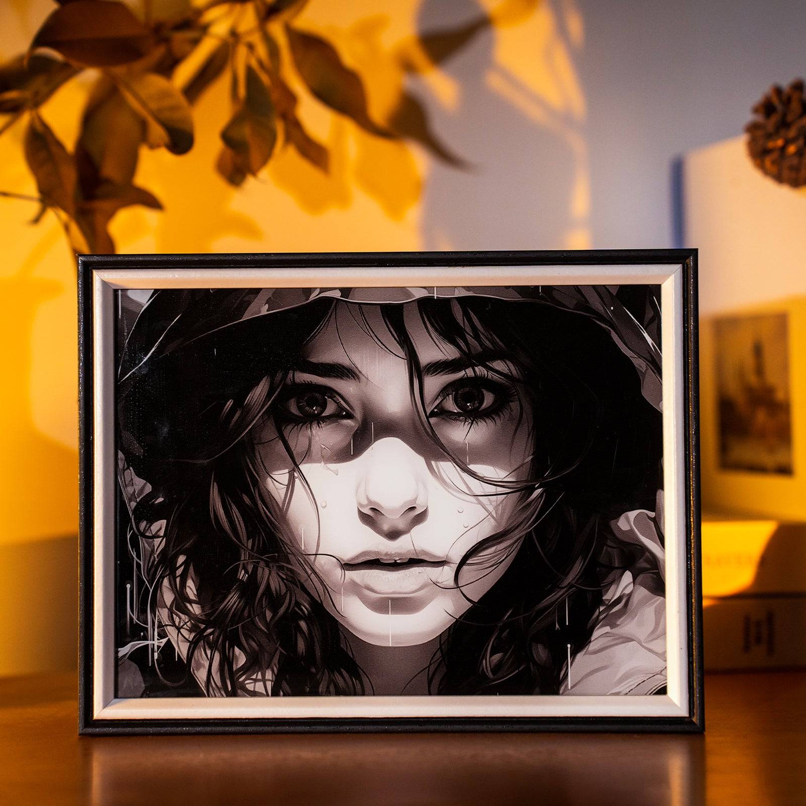 Giral LED Light Painting Lamp Artwork Night Light character series