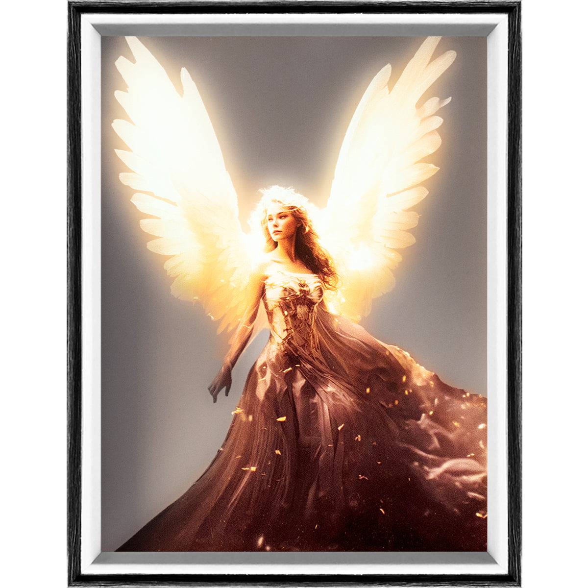 Elegant Angel LED Light Painting Lamp Artwork Night Light  character series