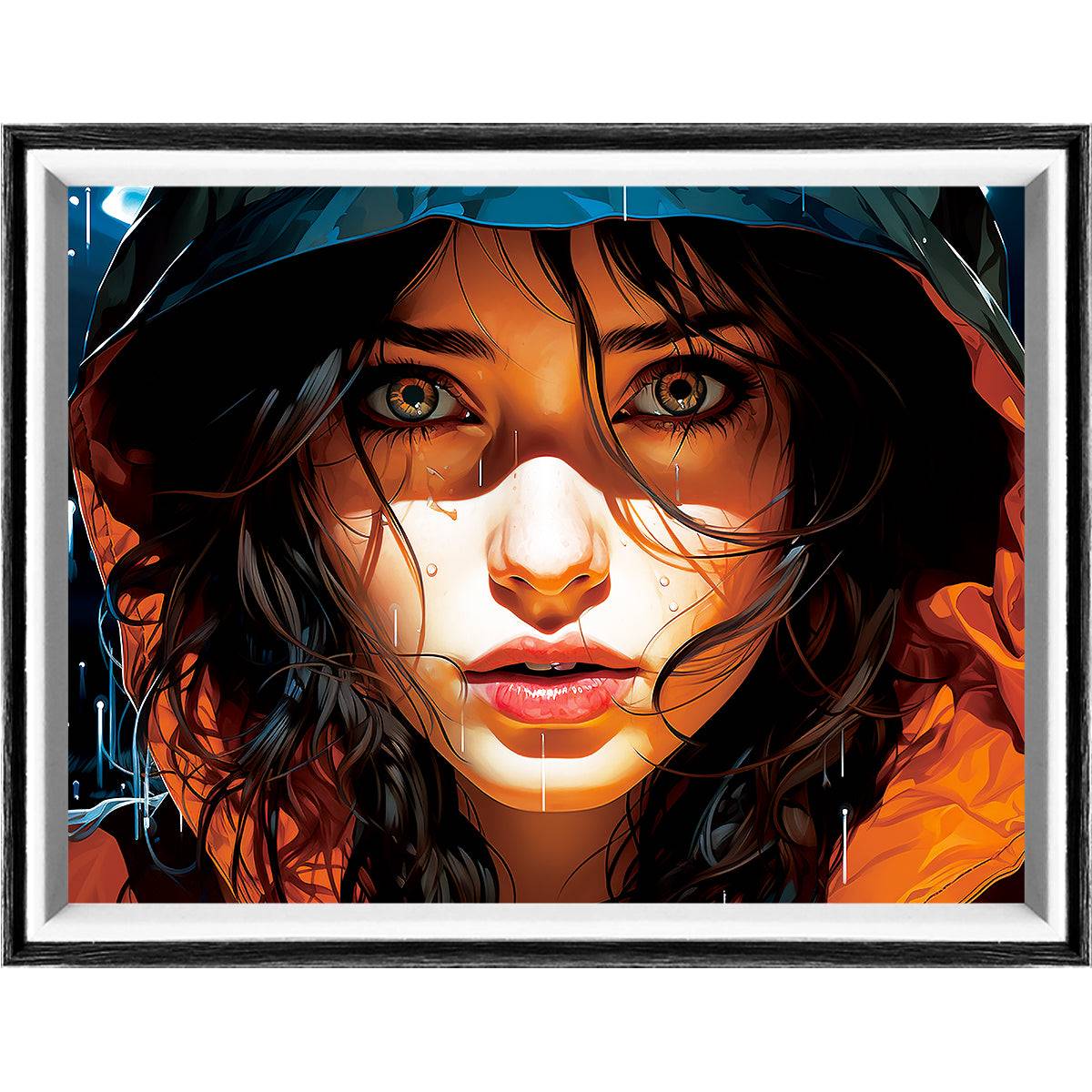 Giral LED Light Painting Lamp Artwork Night Light character series