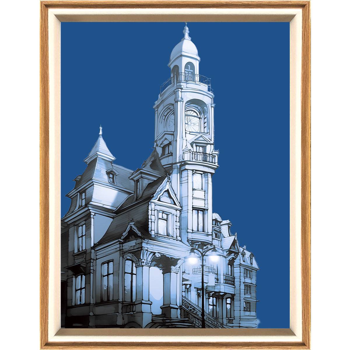 Building lightpainting LED Light Painting Lamp Artwork Night Light  landscape series