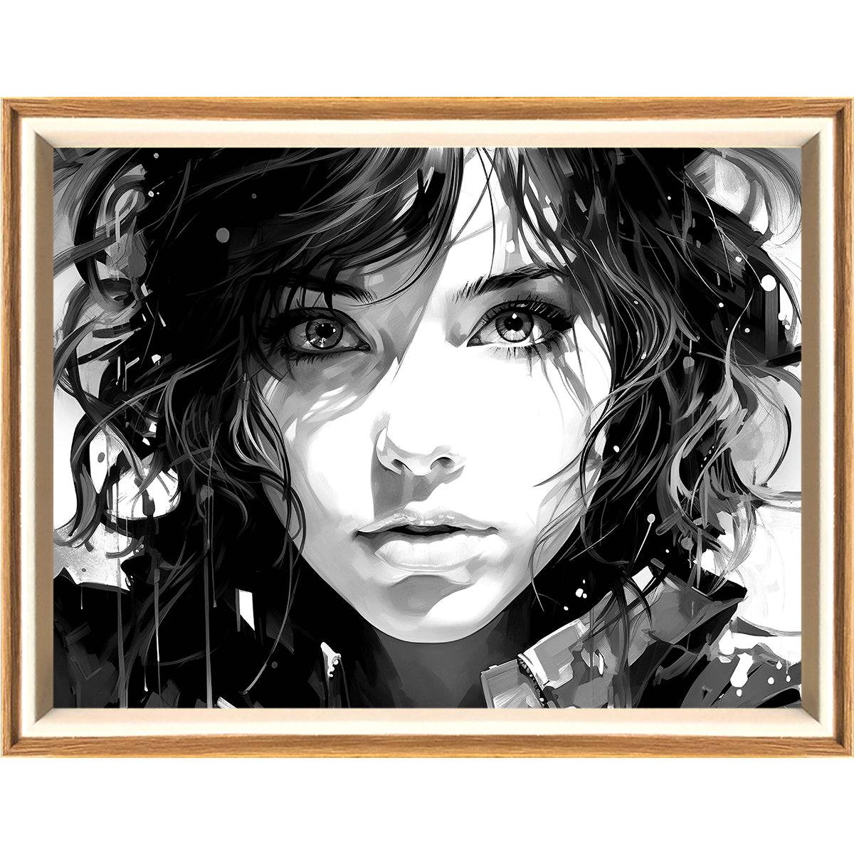 Giral 2 LED Light Painting Lamp Artwork Night Light  character series