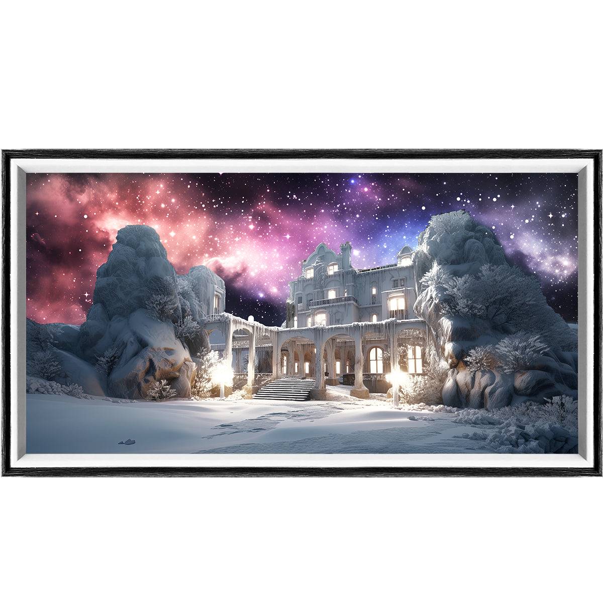 Castle At Night LED Light Painting Lamp Artwork Night Light  landscape series
