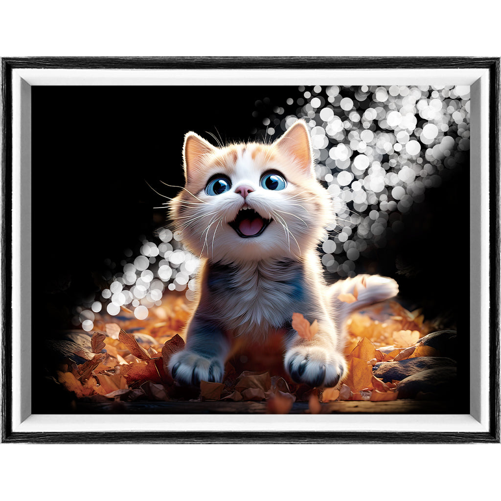 8 Inches Cat LED Light Painting Lamp Artwork Night Light animal series