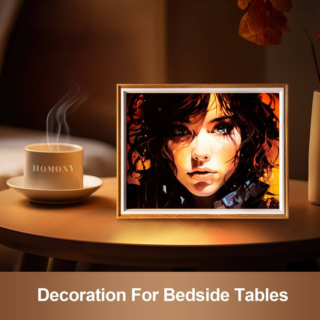 Giral 2 LED Light Painting Lamp Artwork Night Light  character series