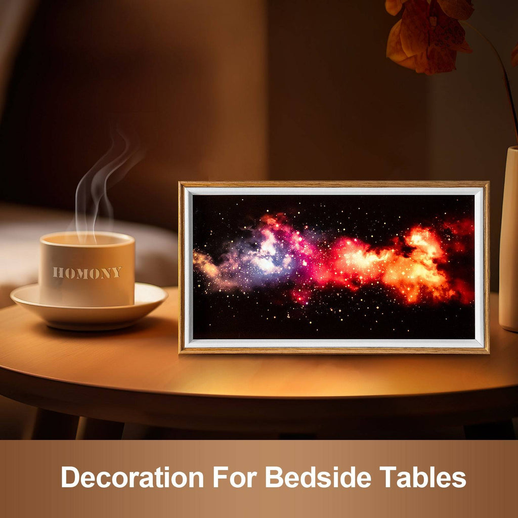 Starry Sky LED Light Painting Lamp Artwork Night Light  landscape series