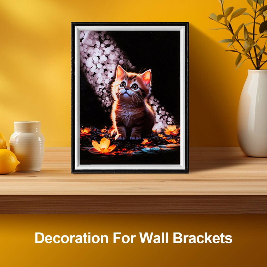 Rainbow Cat LED Light Painting Lamp Artwork Night Light  animal series