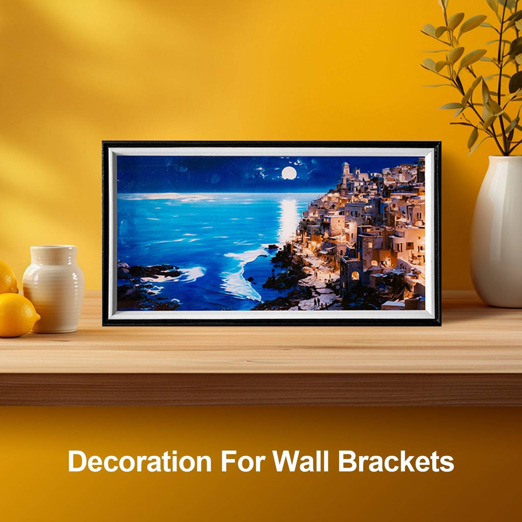 Island Night LED Light Painting Lamp Artwork Night Light  landscape series