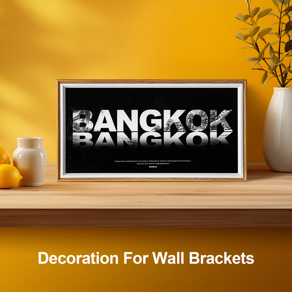 10 Inches The Great City Of Bangkok LED Light Painting Lamp Artwork Night Light  city name series