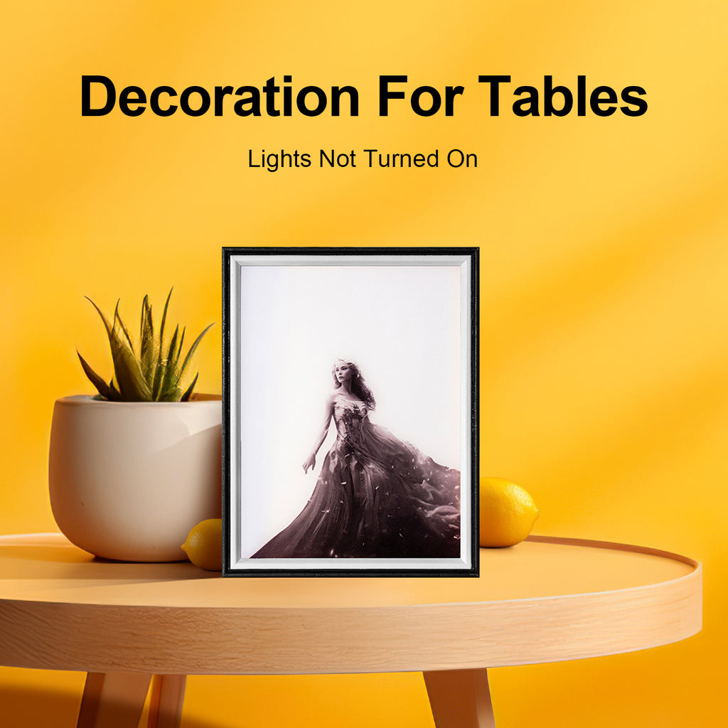 8 Inches Elegant Angel LED Light Painting Lamp Artwork Night Light  character series