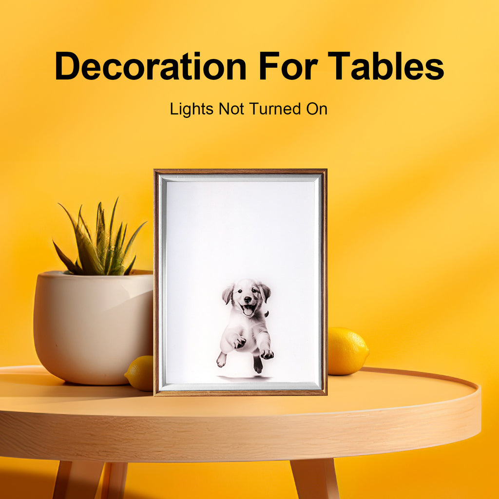 8 Inches Puppy Changes LED Light Painting Lamp Artwork Night Light animal series