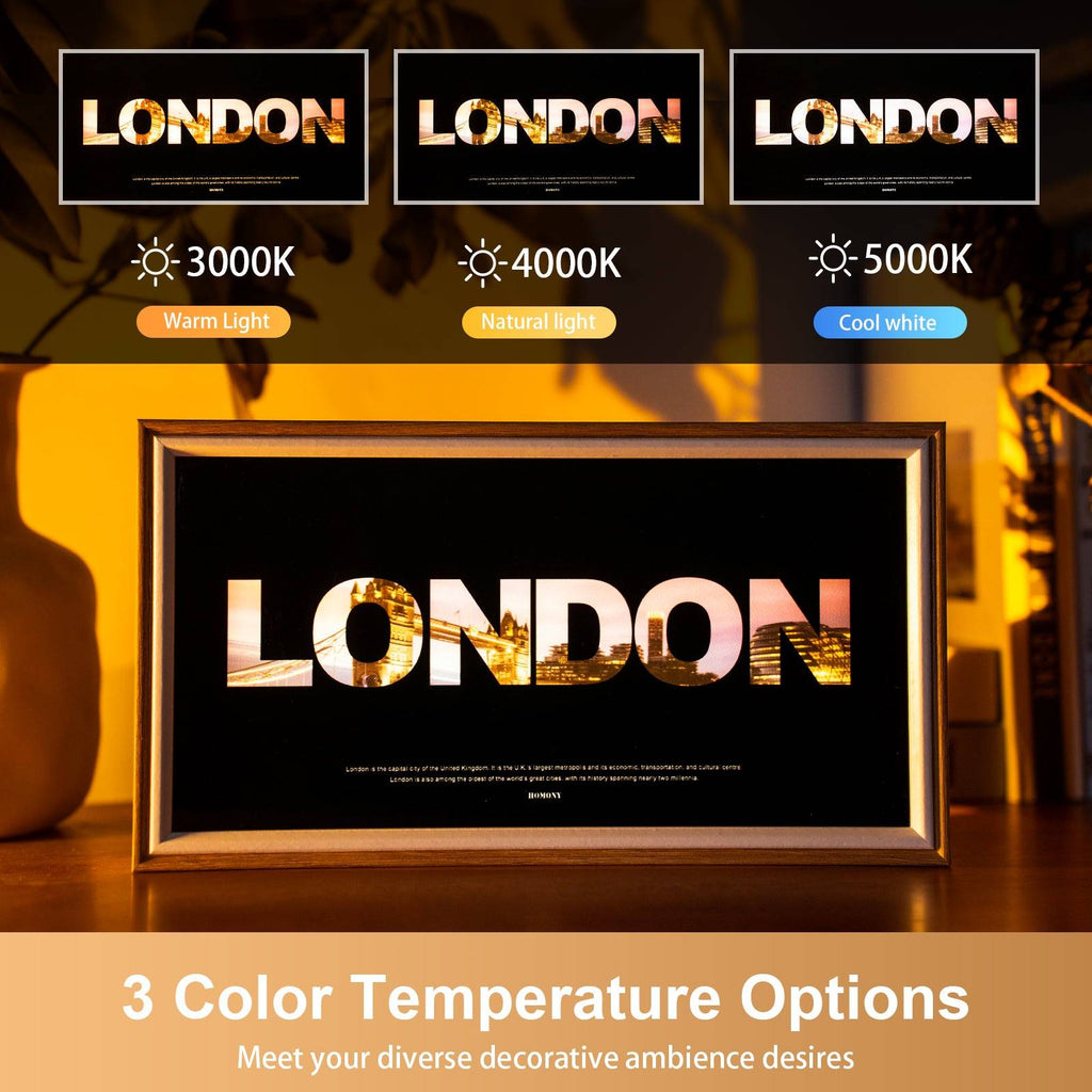 The Great City Of London LED Light Painting Lamp Artwork Night Light  city name series