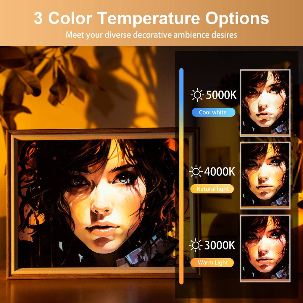 Giral 2 LED Light Painting Lamp Artwork Night Light  character series