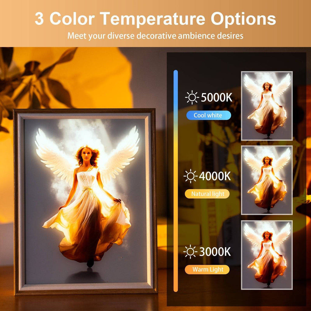 Gentle Angel LED Light Painting Lamp Artwork Night Light  character series