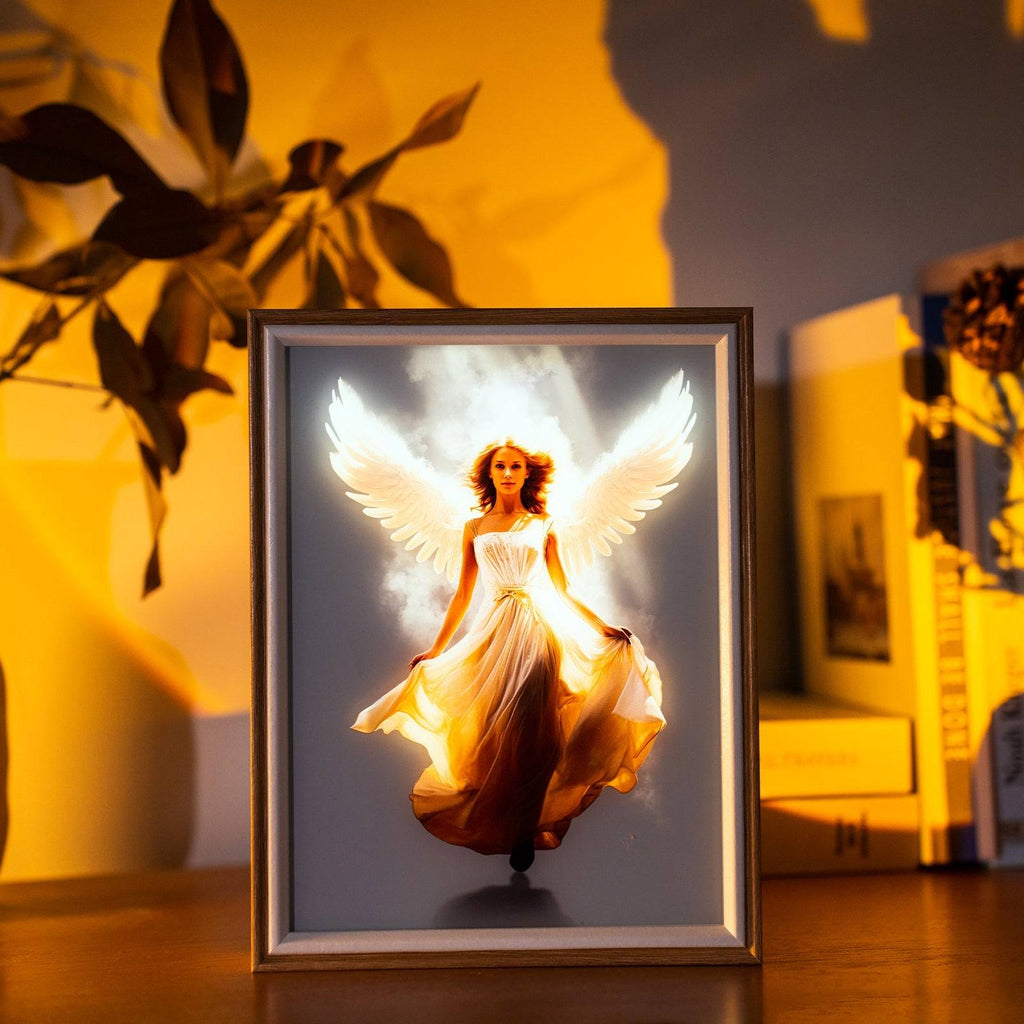 Gentle Angel LED Light Painting Lamp Artwork Night Light  character series